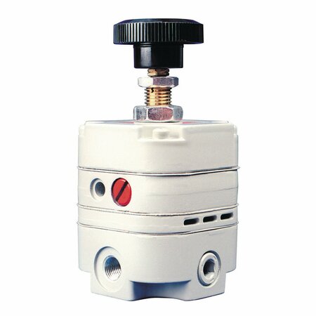 BELLOFRAM PRECISION CONTROLS Pressure Regulator, Relieving, High Precision, T10 Series, 2-120 PSIG, 1/8in Port 960-013-000